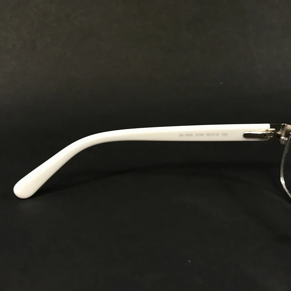Disney Girls Eyeglasses Frames Kids 3E 1009 3176 White Pink Rose Gold 46-15-125